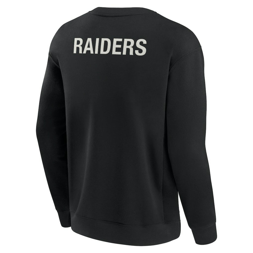 Las Vegas Raiders Unisex Elements Super Soft Pullover Sweatshirt - Black - Fanatics