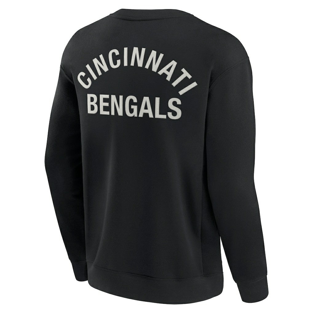 Cincinnati Bengals Unisex Elements Super Soft Pullover Sweatshirt - Black - Fanatics