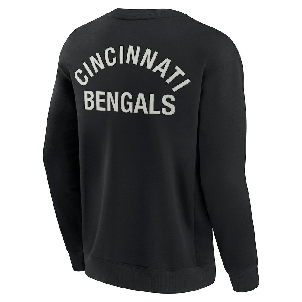 Cincinnati Bengals Unisex Elements Super Soft Pullover Sweatshirt - Black - Fanatics