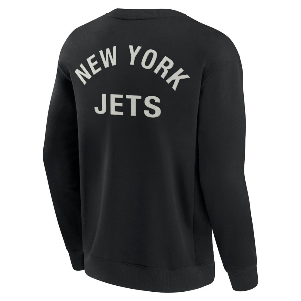 New York Jets Unisex Elements Super Soft Pullover Sweatshirt - Black - Fanatics