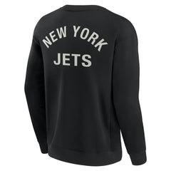 New York Jets Unisex Elements Super Soft Pullover Sweatshirt - Black - Fanatics