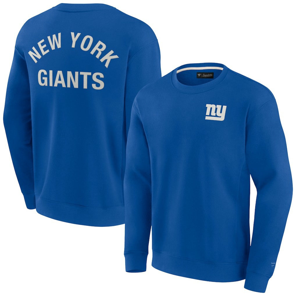 New York Giants Unisex Elements Super Soft Pullover Sweatshirt - Royal - Fanatics