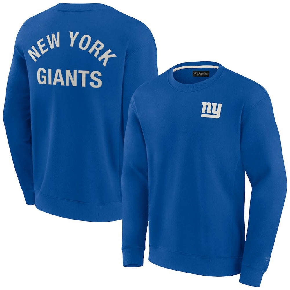 New York Giants Unisex Elements Super Soft Pullover Sweatshirt - Royal - Fanatics