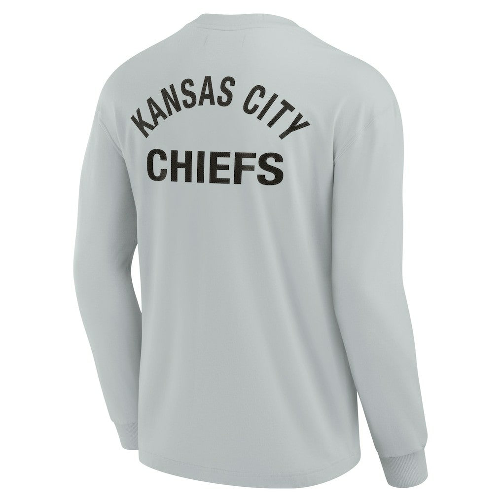 Kansas City Chiefs Unisex Elements Super Soft Long Sleeve T-Shirt - Gray - Fanatics