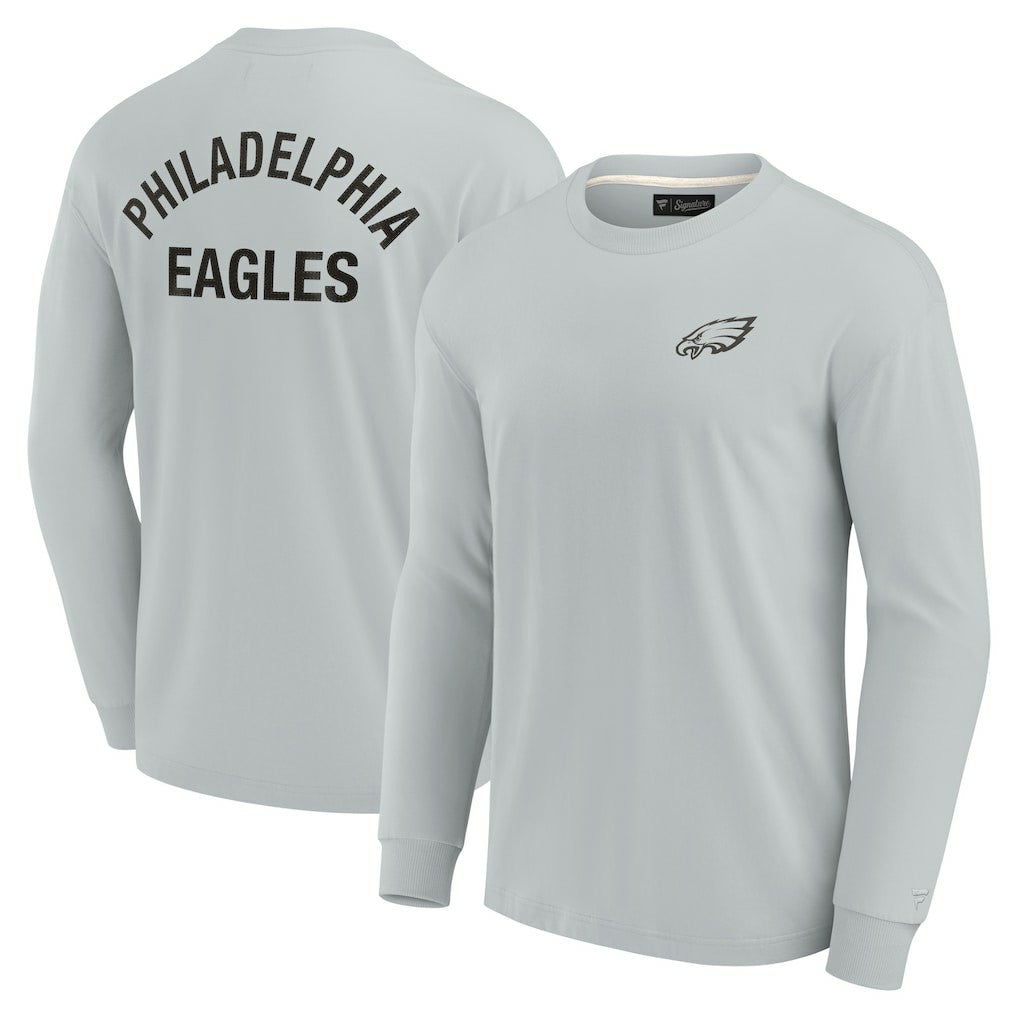 Philadelphia Eagles Unisex Elements Super Soft Long Sleeve T-Shirt - Gray - Fanatics