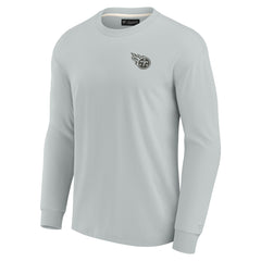 Tennessee Titans Unisex Elements Super Soft Long Sleeve T-Shirt - Gray - Fanatics