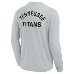 Tennessee Titans Unisex Elements Super Soft Long Sleeve T-Shirt - Gray - Fanatics