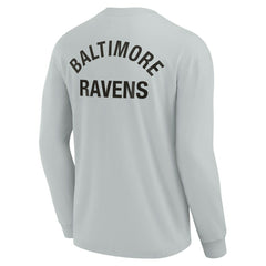 Baltimore Ravens Unisex Elements Super Soft Long Sleeve T-Shirt - Gray - Fanatics