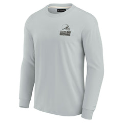 Cleveland Browns Unisex Elements Super Soft Long Sleeve T-Shirt - Gray - Fanatics