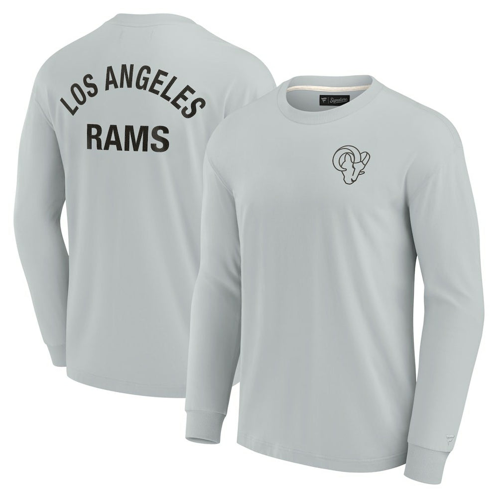 Los Angeles Rams Unisex Elements Super Soft Long Sleeve T-Shirt - Gray - Fanatics