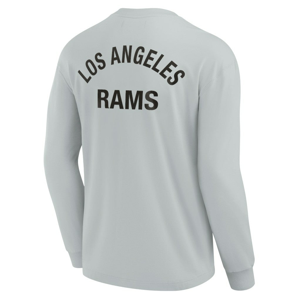 Los Angeles Rams Unisex Elements Super Soft Long Sleeve T-Shirt - Gray - Fanatics