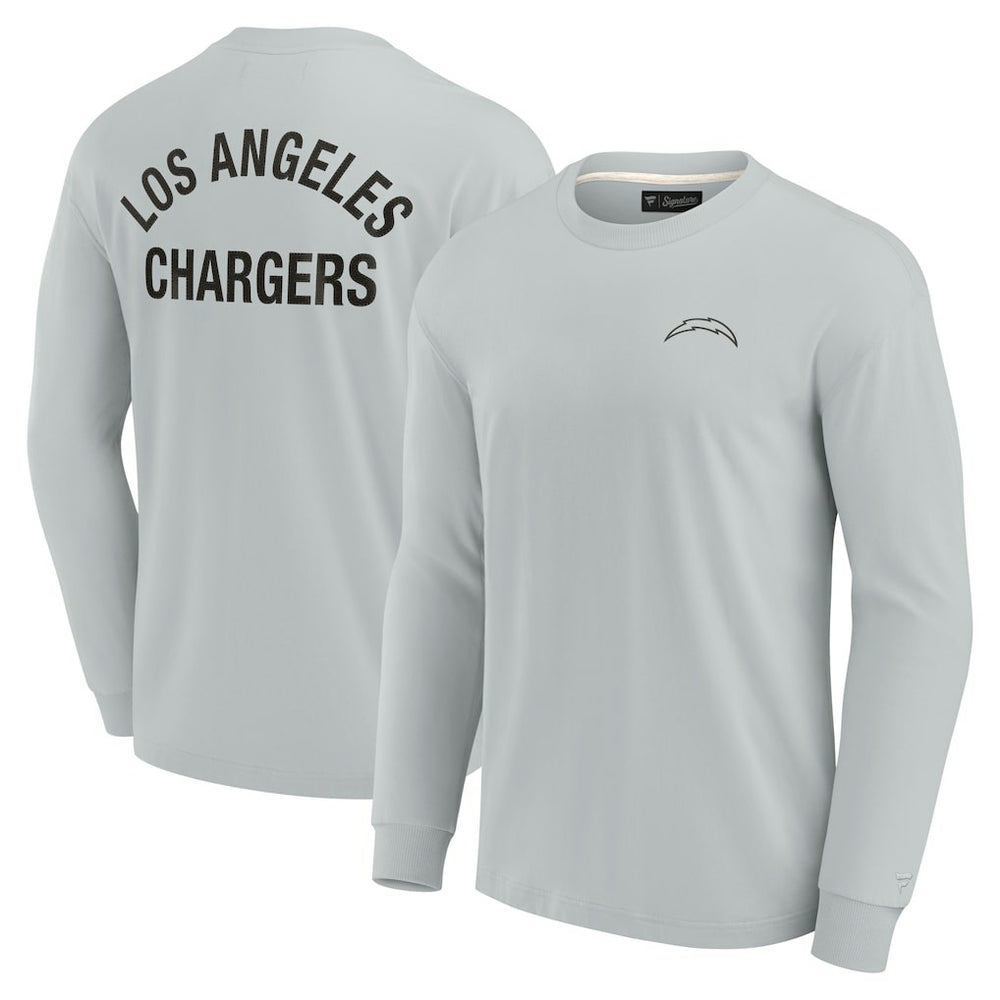 Los Angeles Chargers Unisex Elements Super Soft Long Sleeve T-Shirt - Gray - Fanatics