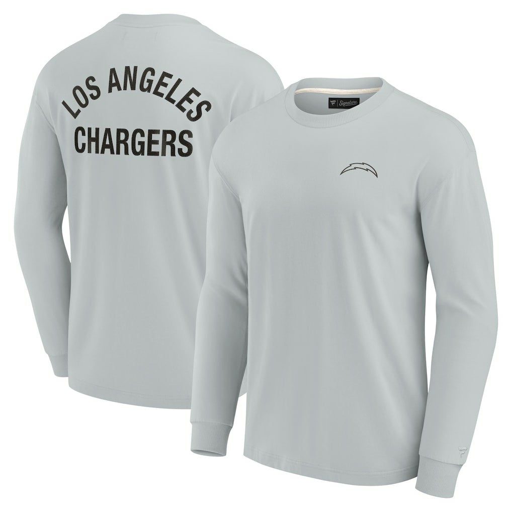 Los Angeles Chargers Unisex Elements Super Soft Long Sleeve T-Shirt - Gray - Fanatics