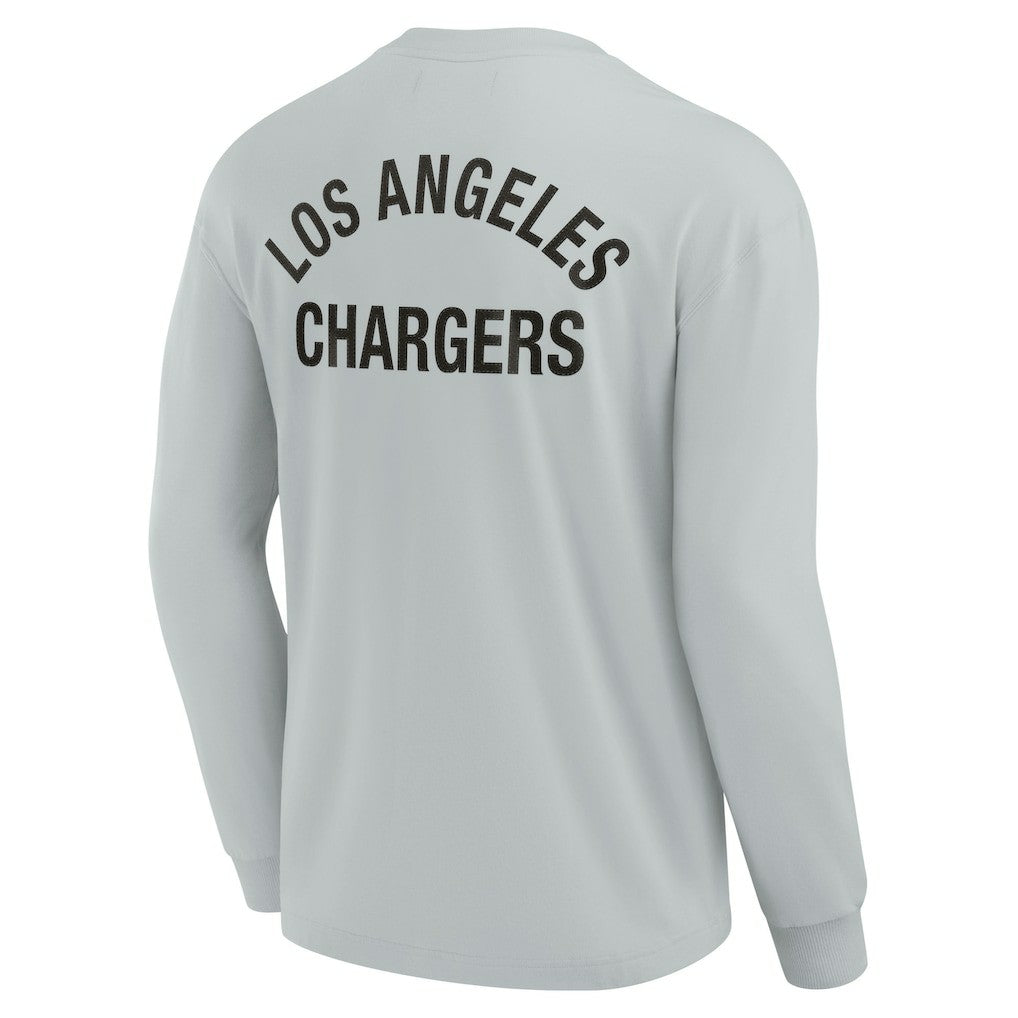 Los Angeles Chargers Unisex Elements Super Soft Long Sleeve T-Shirt - Gray - Fanatics