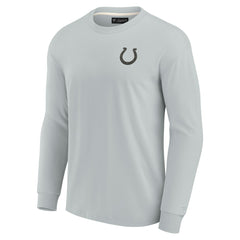 Indianapolis Colts Unisex Elements Super Soft Long Sleeve T-Shirt - Gray - Fanatics
