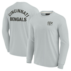 Cincinnati Bengals Unisex Elements Super Soft Long Sleeve T-Shirt - Gray - Fanatics