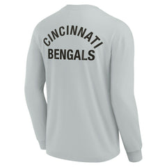 Cincinnati Bengals Unisex Elements Super Soft Long Sleeve T-Shirt - Gray - Fanatics