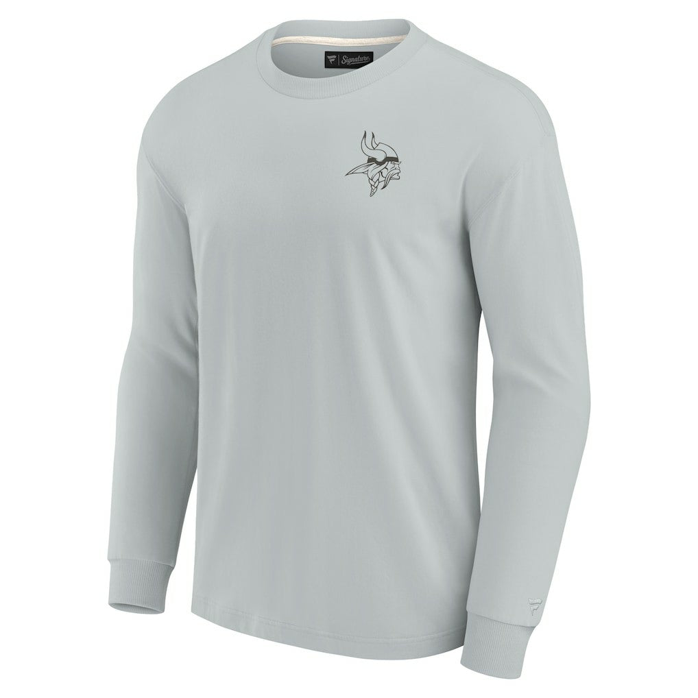 Minnesota Vikings Unisex Elements Super Soft Long Sleeve T-Shirt - Gray - Fanatics