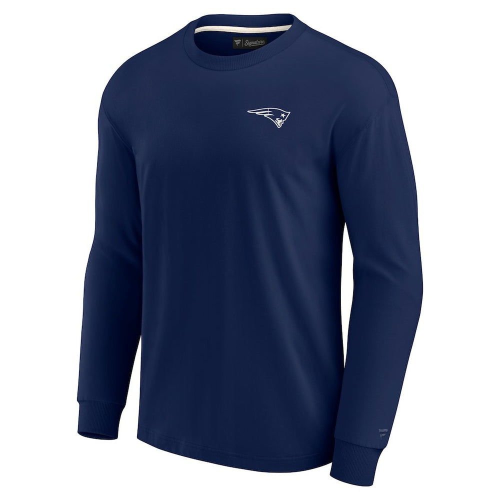 New England Patriots Unisex Elements Super Soft Long Sleeve T-Shirt - Navy - Fanatics