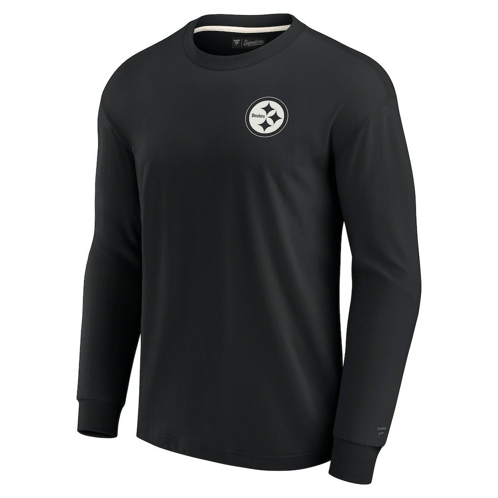 Pittsburgh Steelers Unisex Elements Super Soft Long Sleeve T-Shirt - Black - Fanatics