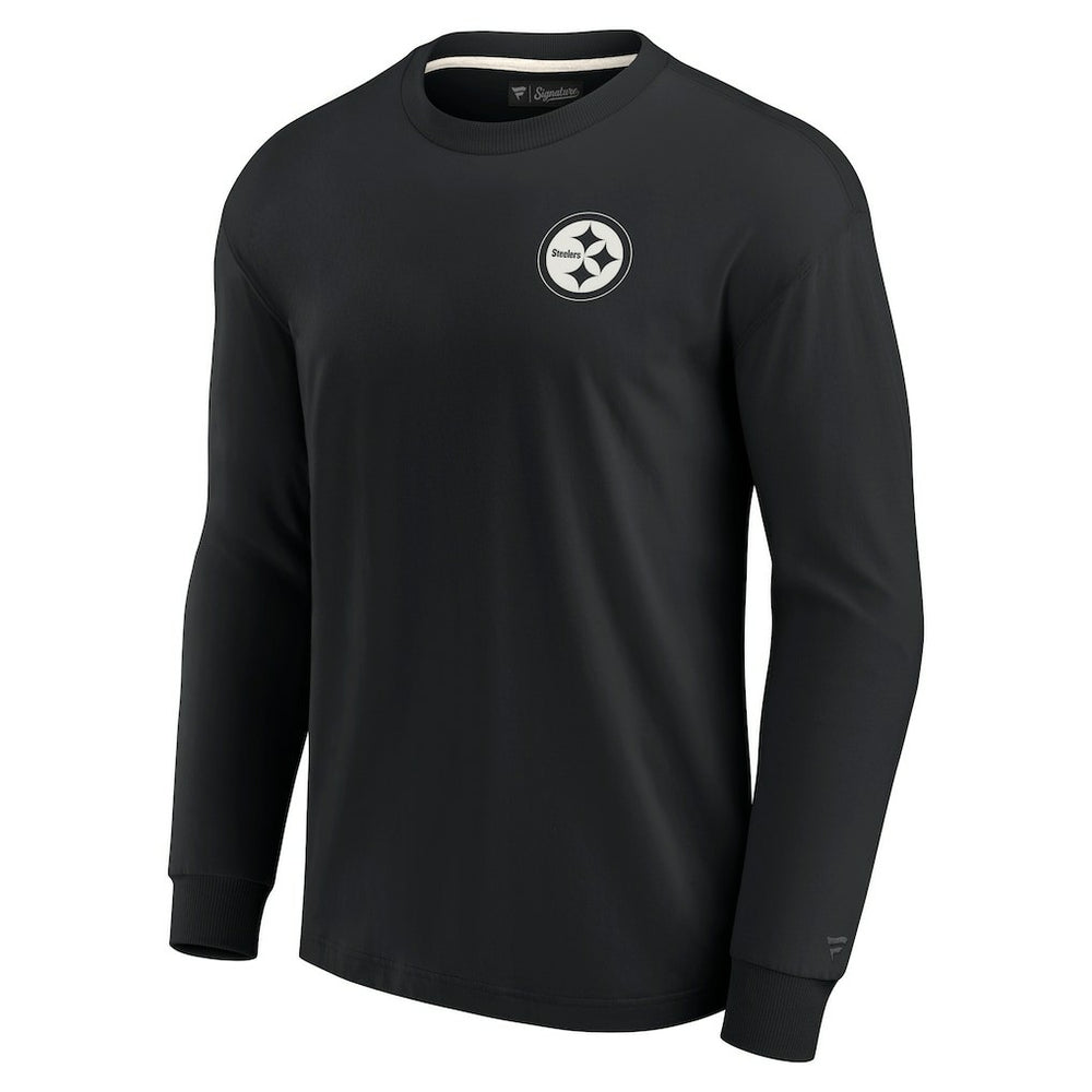 Pittsburgh Steelers Unisex Elements Super Soft Long Sleeve T-Shirt - Black - Fanatics