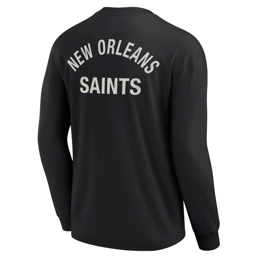 New Orleans Saints Unisex Elements Super Soft Long Sleeve T-Shirt - Black - Fanatics