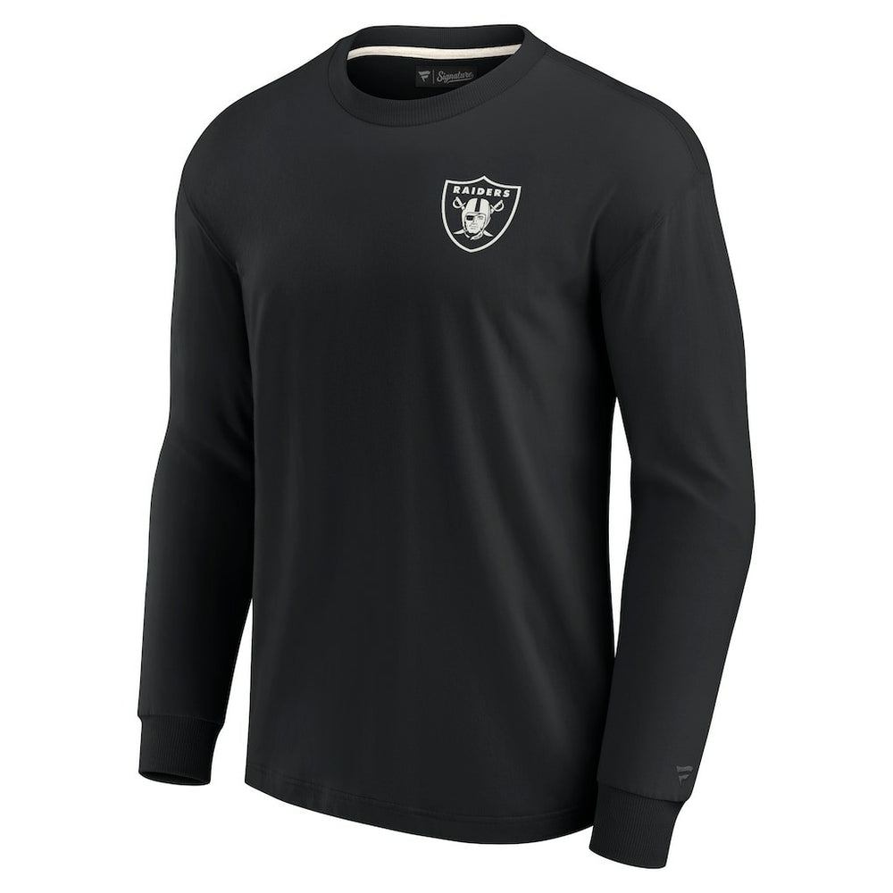 Las Vegas Raiders Unisex Elements Super Soft Long Sleeve T-Shirt - Black - Fanatics