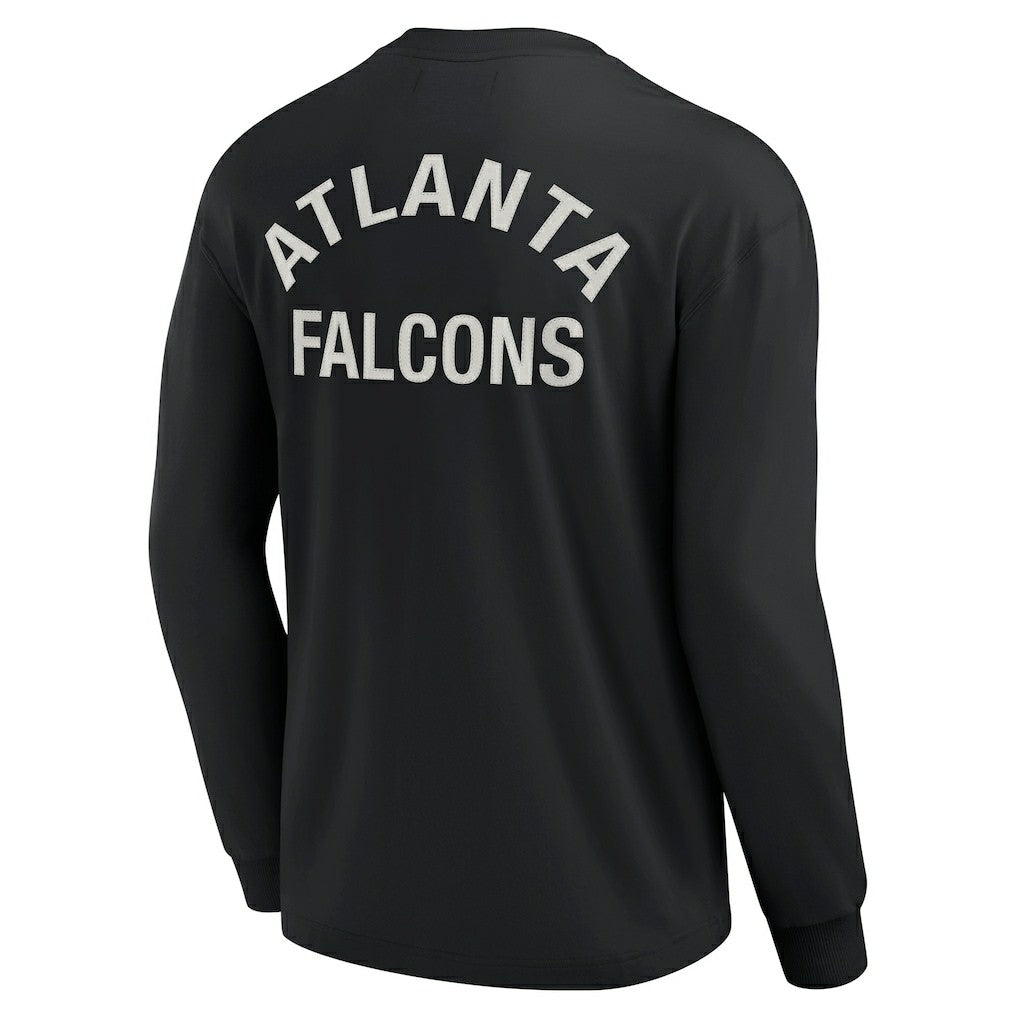 Atlanta Falcons Unisex Elements Super Soft Long Sleeve T-Shirt - Black - Fanatics