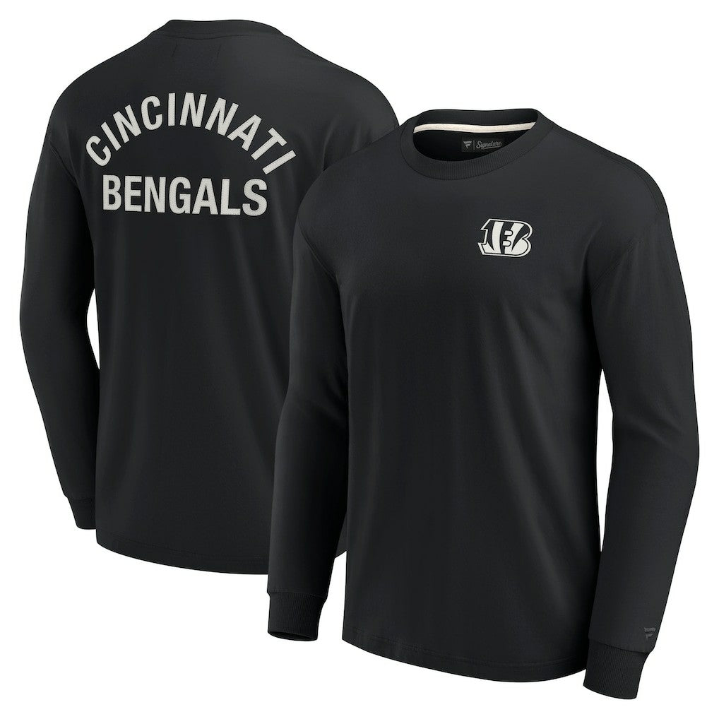 Cincinnati Bengals Unisex Elements Super Soft Long Sleeve T-Shirt - Black - Fanatics