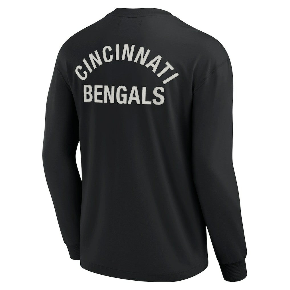 Cincinnati Bengals Unisex Elements Super Soft Long Sleeve T-Shirt - Black - Fanatics