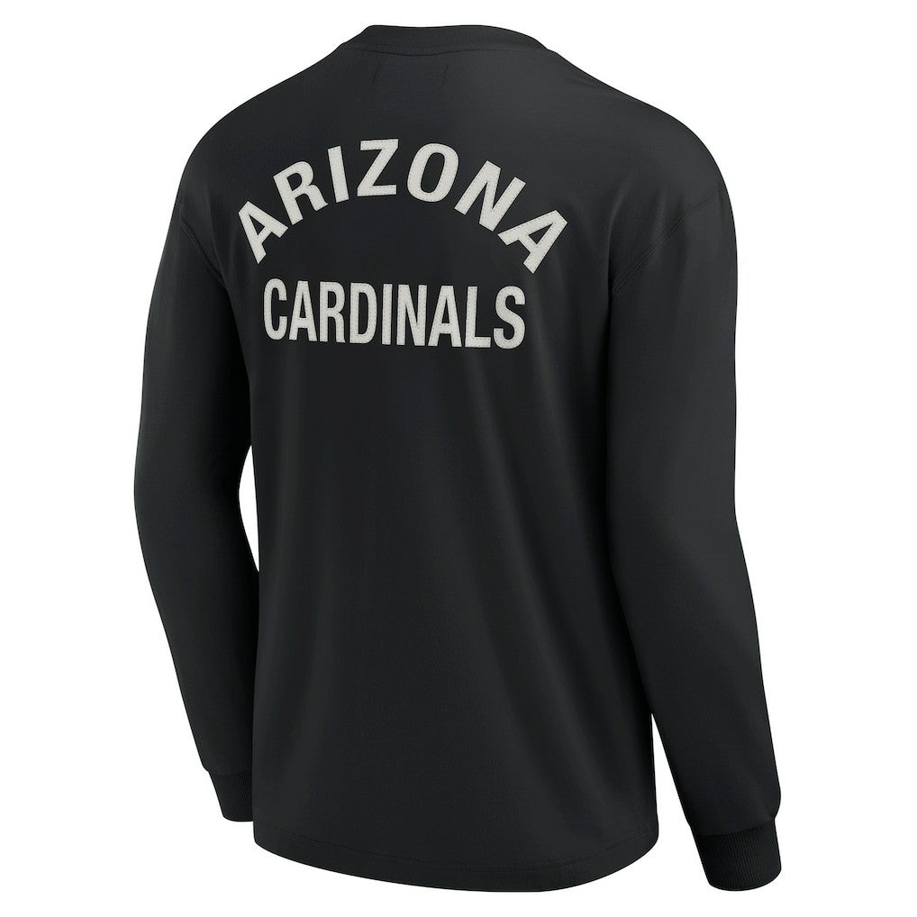 Arizona Cardinals Unisex Elements Super Soft Long Sleeve T-Shirt - Black - Fanatics