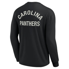 Carolina Panthers Unisex Elements Super Soft Long Sleeve T-Shirt - Black - Fanatics