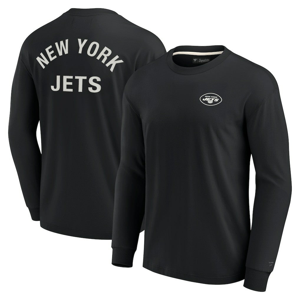 New York Jets Unisex Elements Super Soft Long Sleeve T-Shirt - Black - Fanatics