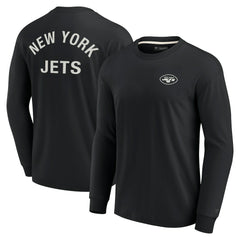 New York Jets Unisex Elements Super Soft Long Sleeve T-Shirt - Black - Fanatics