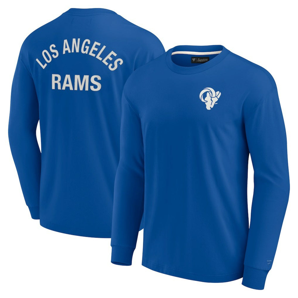 Los Angeles Rams Unisex Elements Super Soft Long Sleeve T-Shirt - Royal - Fanatics