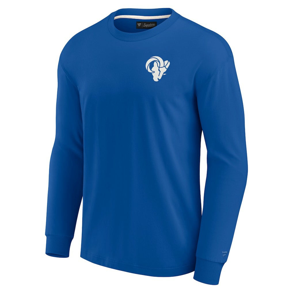 Los Angeles Rams Unisex Elements Super Soft Long Sleeve T-Shirt - Royal - Fanatics