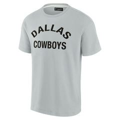 Dallas Cowboys Unisex Elements Super Soft Short Sleeve T-Shirt - Gray - Fanatics