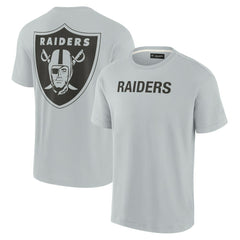 Las Vegas Raiders Unisex Elements Super Soft Short Sleeve T-Shirt - Gray - Fanatics