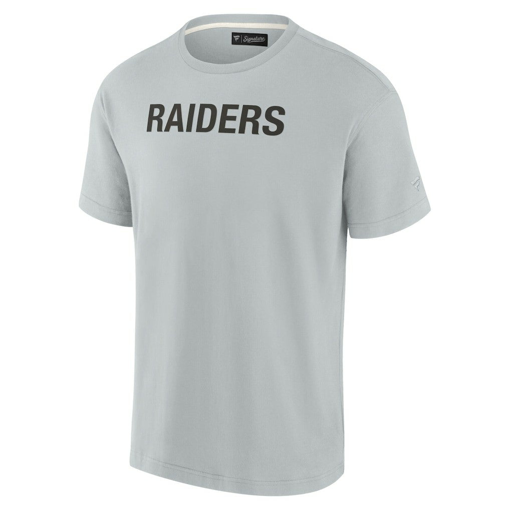 Las Vegas Raiders Unisex Elements Super Soft Short Sleeve T-Shirt - Gray - Fanatics