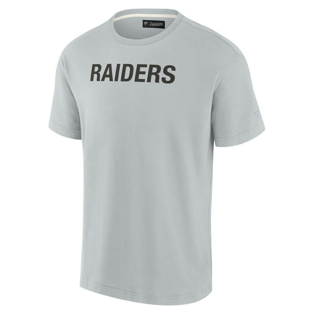 Las Vegas Raiders Unisex Elements Super Soft Short Sleeve T-Shirt - Gray - Fanatics