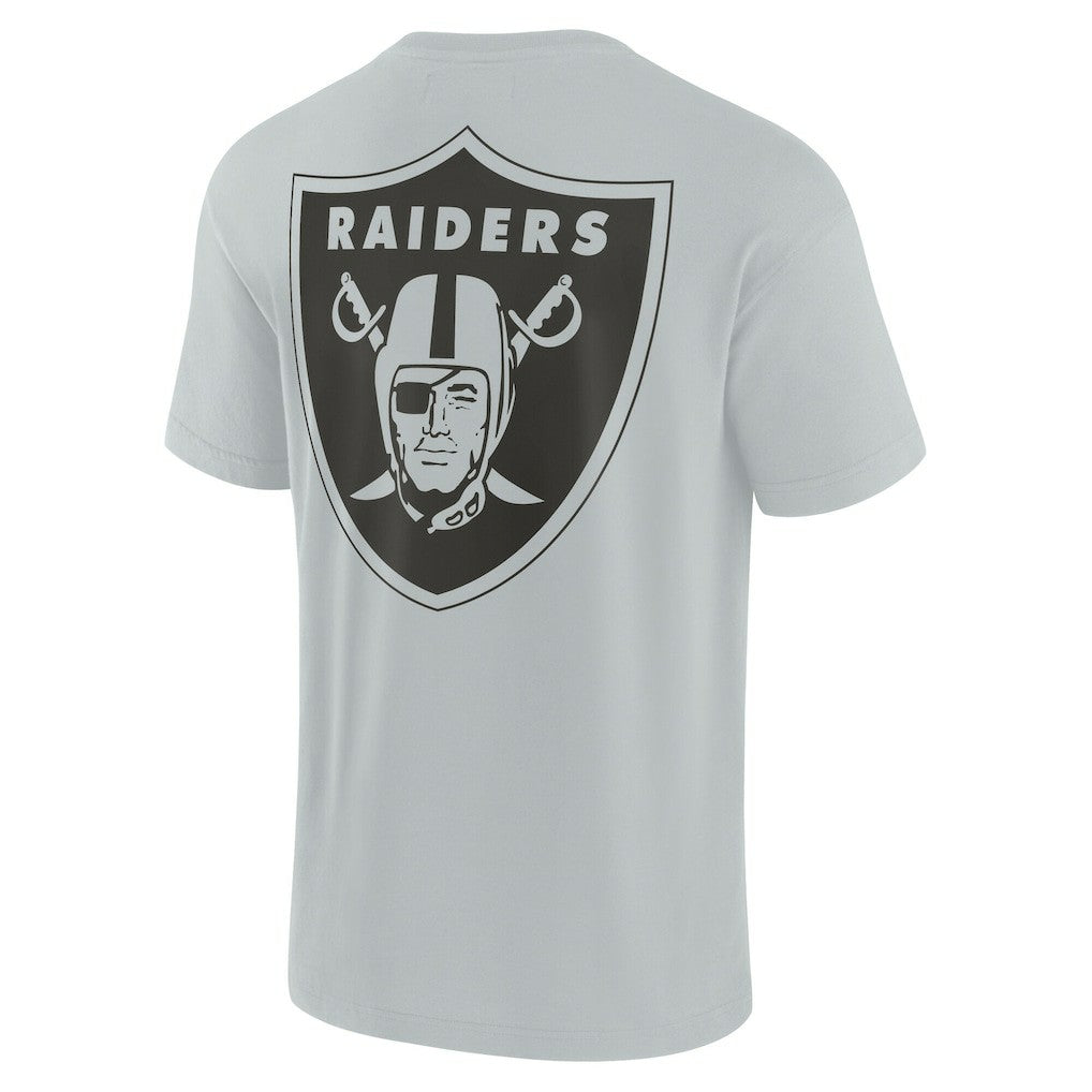 Las Vegas Raiders Unisex Elements Super Soft Short Sleeve T-Shirt - Gray - Fanatics