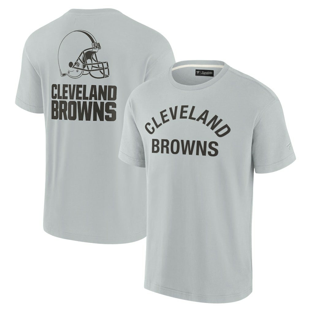 Cleveland Browns Unisex Elements Super Soft Short Sleeve T-Shirt - Gray - Fanatics