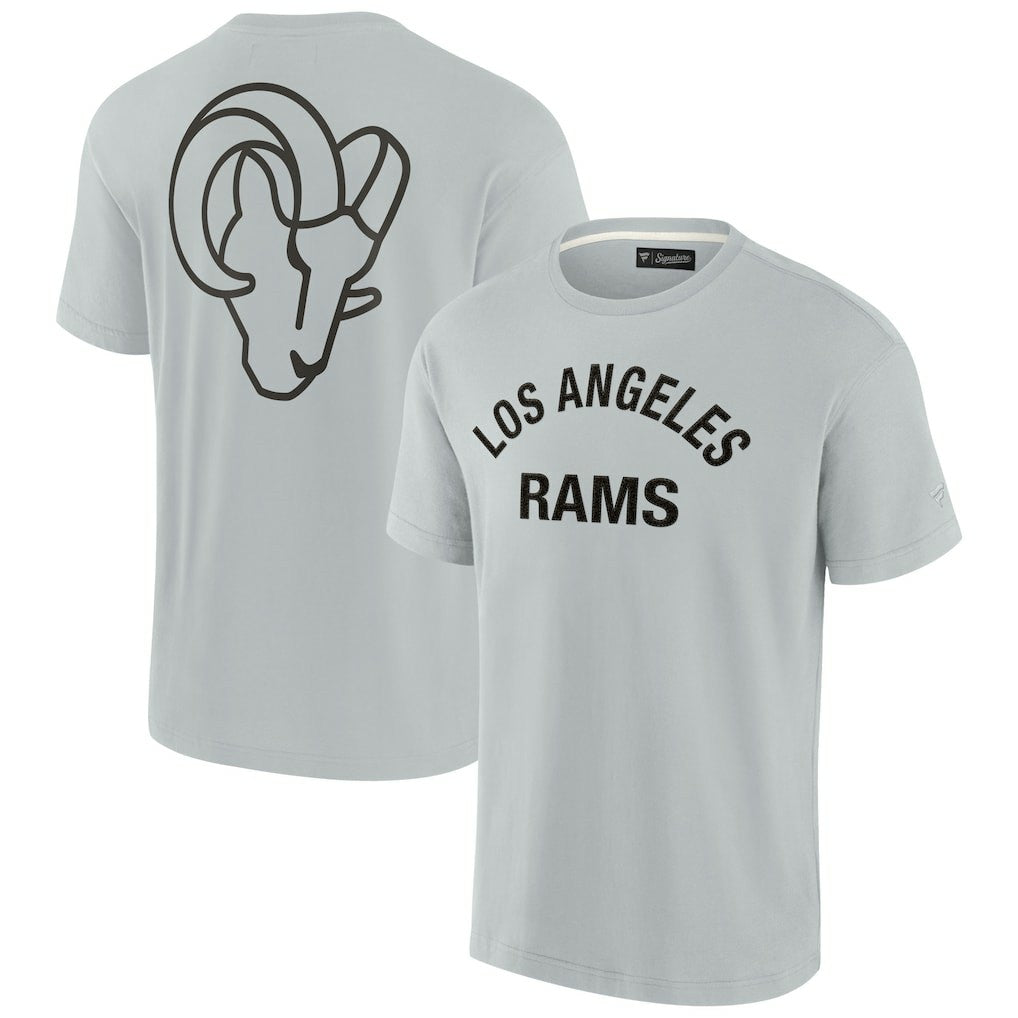 Los Angeles Rams Unisex Elements Super Soft Short Sleeve T-Shirt - Gray - Fanatics