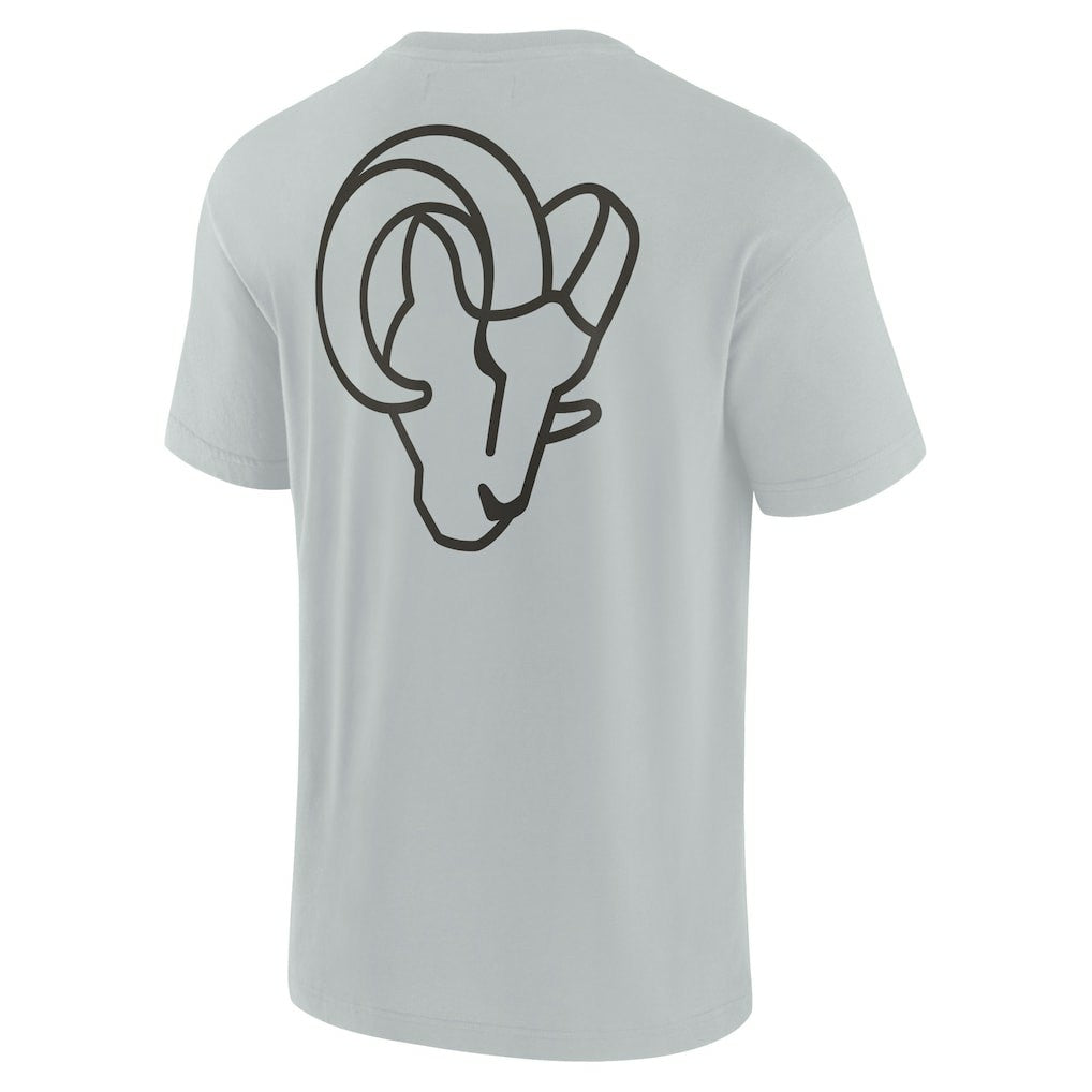 Los Angeles Rams Unisex Elements Super Soft Short Sleeve T-Shirt - Gray - Fanatics