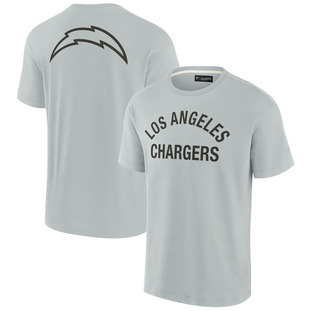 Los Angeles Chargers Unisex Elements Super Soft Short Sleeve T-Shirt - Gray - Fanatics