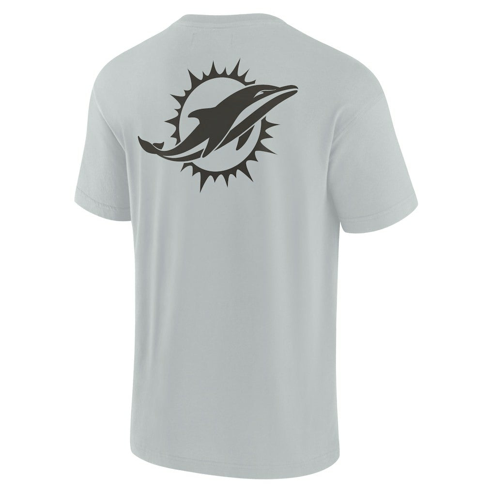 Miami Dolphins Unisex Elements Super Soft Short Sleeve T-Shirt - Gray - Fanatics