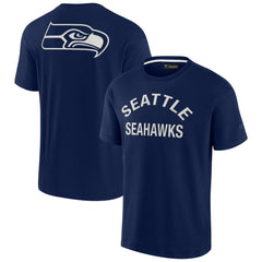 Seattle Seahawks Unisex Elements Super Soft Short Sleeve T-Shirt - Navy - Fanatics