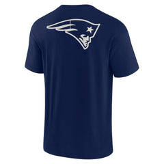 New England Patriots Unisex Elements Super Soft Short Sleeve T-Shirt - Navy - Fanatics