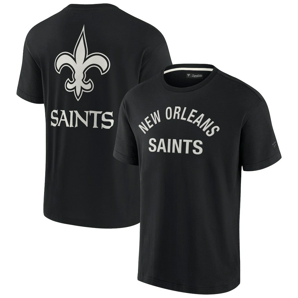New Orleans Saints Unisex Elements Super Soft Short Sleeve T-Shirt - Black - Fanatics