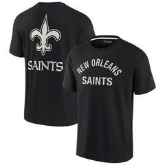 New Orleans Saints Unisex Elements Super Soft Short Sleeve T-Shirt - Black - Fanatics